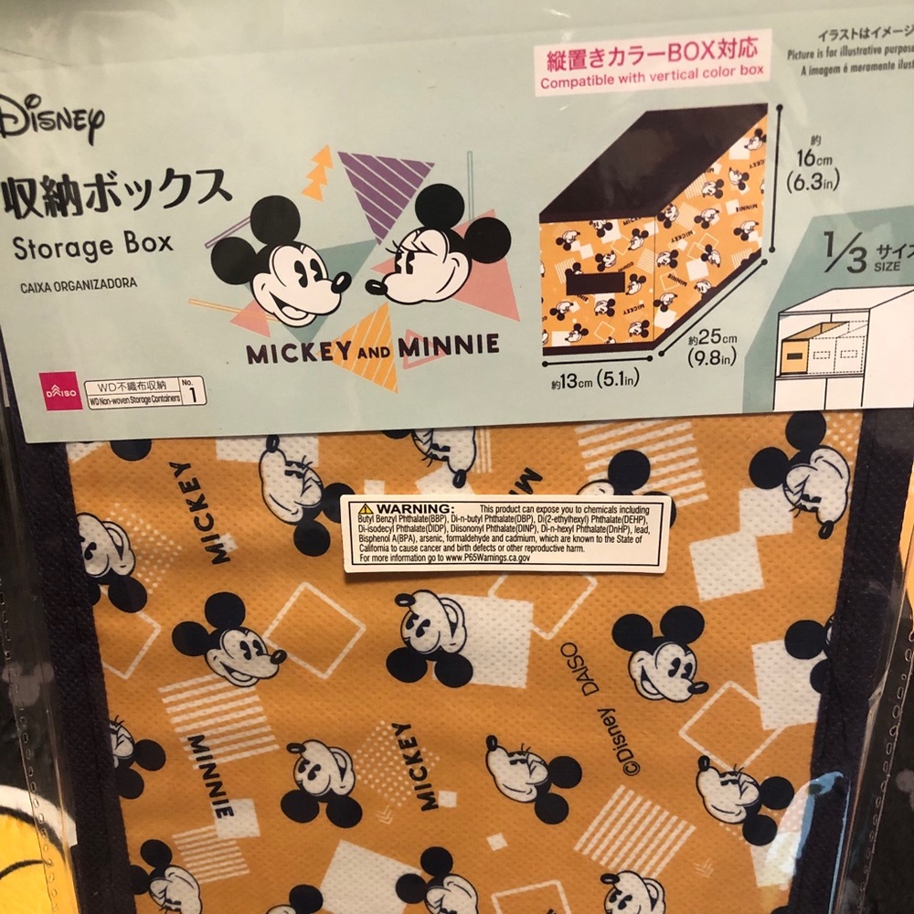Mickey Mouse Storage Box